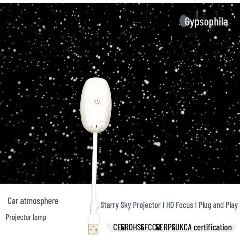 USB Starry Sky Mood Light - Bedroom Ambiance Projector, Sleep Aid, Night Light (2026 New Model)
