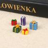 5PCS 1/12 Scale Miniature Dollhouse Christmas Gift Box Decoration Accessories