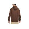 Nike Sportswear Club Fleece Kangaroo Pocket Logo Print Hoodie Pullover Men Sweatshirt Brown BV2974-259