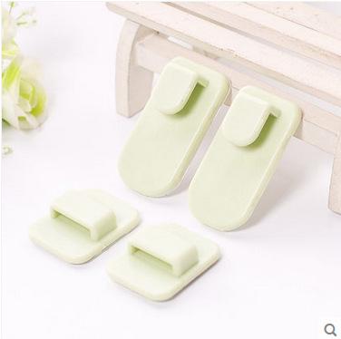 Adhesive Remote Control Holder Hooks Wall Mounted Storage Clips for Organizing Small Electronic Devices and Accessories Easy Installation