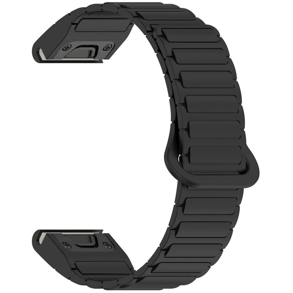 20mm 22mm 26mm Schnellwechsel Magnetischer Schnellverschluss Silikon Uhrenarmband für Garmin Fenix 7 8 Pro Forerunner 970 Sport Armband