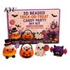 Parent Child Interactive Activity 3D Beaded DIY Kit, Lifelike Christmas Animal Beading Craft Set, Set for Kids Handmade Easy Embroidery Kit And Adults