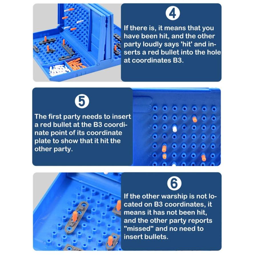 Kids Sea Battle Board Game | Educational Naval Strategy & Logic Game | Fun Family Interactive Battleship Plaything For Ages