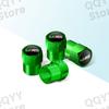 VRS Badge Car Wheel Tire Stem Air Valve Caps Dustproof Covers For Skoda Octavia Rapid Superb Fabia Yeti 4Pcs Accessories