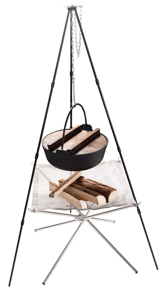 CAMPING MOON Tripod L (15KG weight capacity, 4-section folding tripod, MS-105-BK)