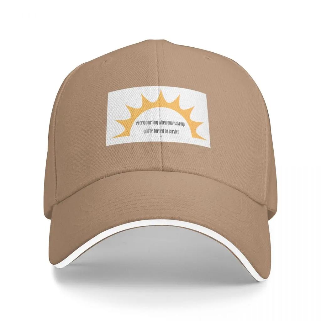 MBMBaM Forced to Survive Quote Baseball Cap New Hat Military Tactical Cap black Men Golf Wear Women's
