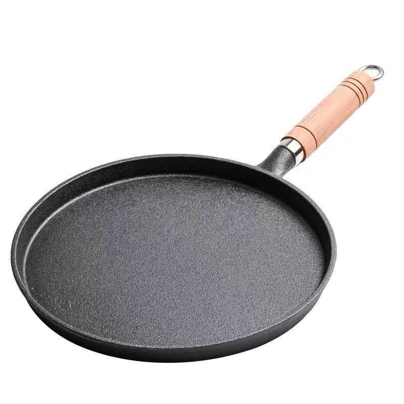 ZISIZ Cast Iron Flat Griddle Pan
