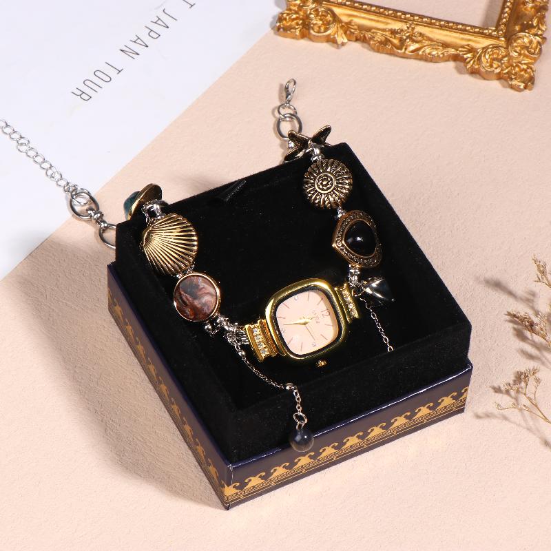 Fashion New Punk Watch Pendant Necklace For Women Retro Elegant Trendy Choker Exaggerated Party Jewelry Accessories Gift
