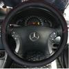 Accessories Microfiber Leather DIY Car Steering Wheel Cover For Mercedes Benz W203 C-Class 2001-2007 Car Interior FF1