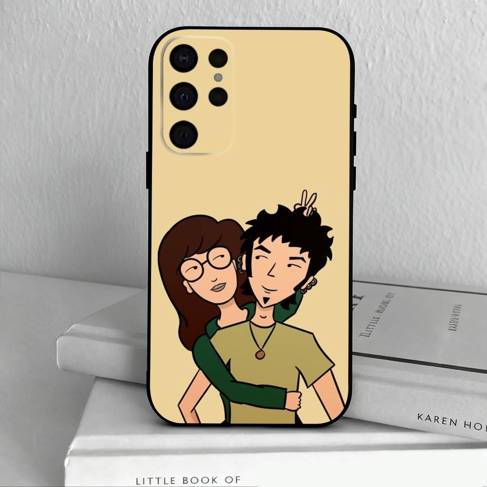 

Daria Cool Girl Fashion Phone Case For Samsung S25,24,23,22,30,21,10,9,Ultra,Plus,Lite,FE,4,5 G Soft Black Case Samsung S23ULTRA5G