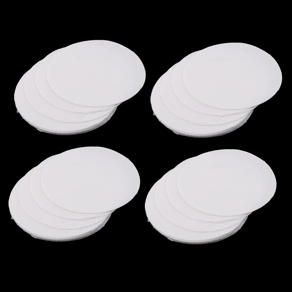 

40 штук круглой бумаги для микроволновой печи, бумага из керамического волокна