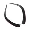 Parts & Accessories Bumper Trim Cover Front 2PACK 2Pcs Gloss Black Plastic HotEasy To tall Practical To Use