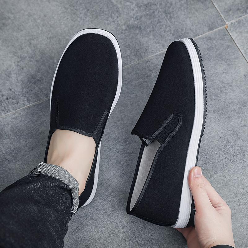 Pantofi casual pentru bărbați, respirabili și ușori Pantofi de pânză pentru bărbați, pantofi leneși pentru femei