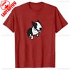 New Happy Bull Terrier Kawaii Unisex T Shirt Popular Party Short Sleeve Custom Women T Shirts Vintage Sweatshirt Print Casual Tops
