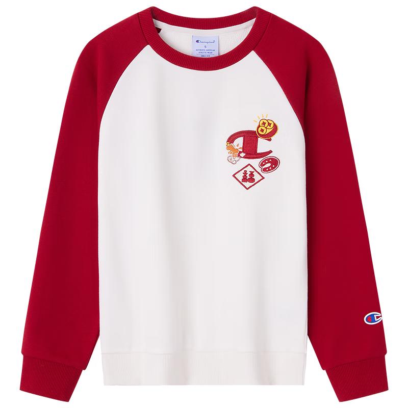 Champion Unisex Kids Embroidered Crewneck Sweatshirt XXL