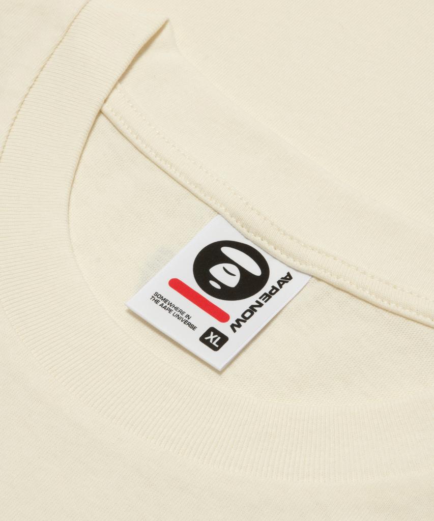 Eipeu Aapenow Moonface T-Shirt Ivory / Aaptem1808Xxqiva