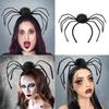 Spiders Tiaras Headband for Halloween Celebration Hairhoop Role Play Headpieces Dark Series Prank Spiders Hairhoop