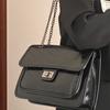 Wandering Bag Autumn and Winter New Temperament Black High-end Chain Bag Crossbody Shoulder Bag Women's Bag