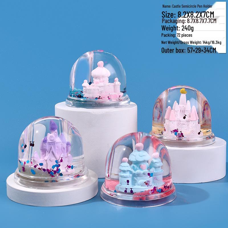 Panda Glitter Liquid Motion Hourglass - Decompression Toy & Acrylic Decoration Gift