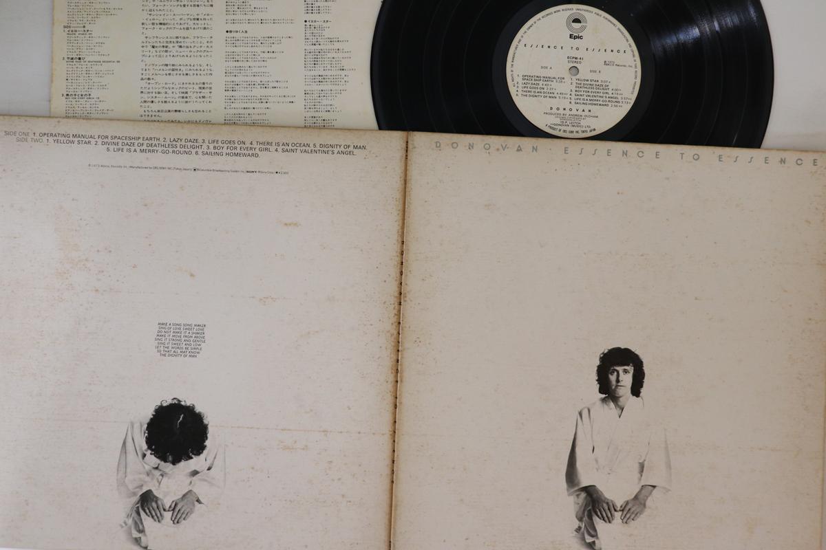 

LP Record DONOVAN - Essence To Essence ECPM41 EPIC 1973 Japan Rock Used