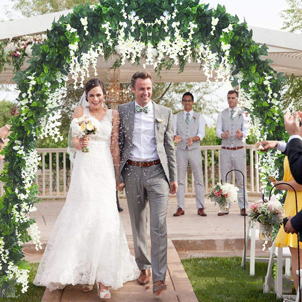 Trädgårdsbåge Arbors Spaljéväxter Stativ för Utomhus Trädgård Bröllopsceremoni festdekoration