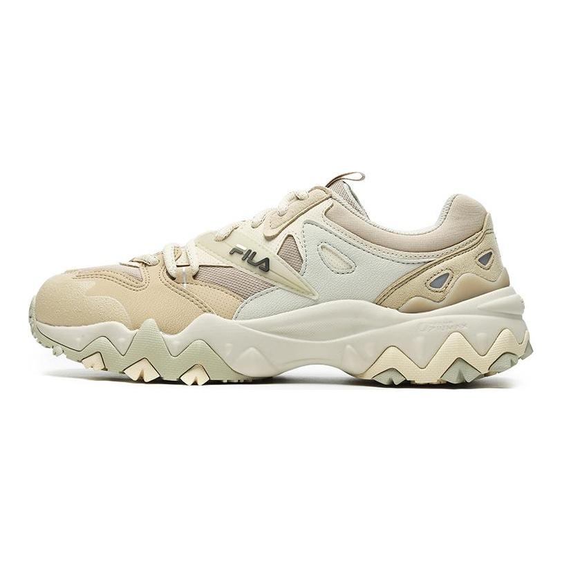 Fila Oakmont 2 Textile, Synthetic Leather, TPU Vintage Low Top Casual Shoes Men's Sandy/Pelican Color F12M242113FSP