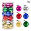 24/36Pcs 3/4cm Christmas Balls Decoration Christmas Tree Ornaments Xmas Hanging Pendants Home Party Navidad Decor New Year Gifts
