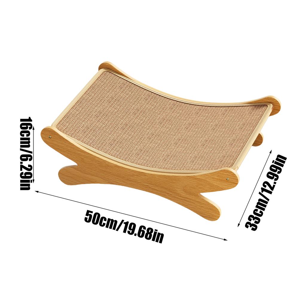 Sisal Cat Scratching Pad Reusable Cat Scratcher Cat Scratch Bed Nest for Pet Sleeping Playing Grinding Small Medium Large Cats