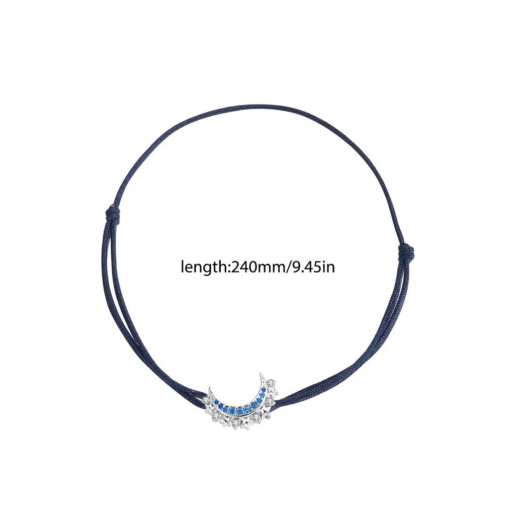 WOSTU 925 srebro bransoletka dla par słońce i księżyc dla pary codzienna impreza randkowa prezent idealna piękna biżuteria