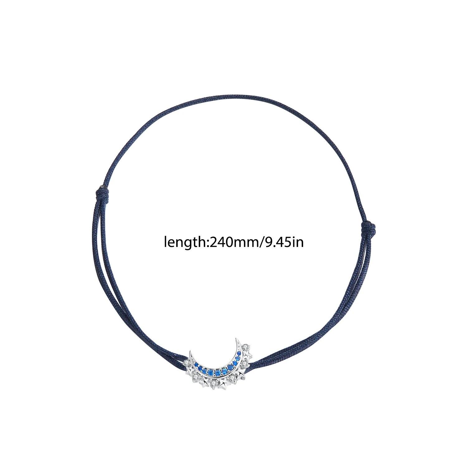 

Браслет WOSTU из стерлингового серебра 925 пробы с изображением Солнца и Луны для пар, подарок на каждый день, вечеринку, свидание, идеальные ювелирные изделия BSB165-BU