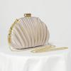 Shell Dinner Bag Pleated Clutch Bag Versatile Dress Evening Bag Fashion Cheongsam Banquet Bag