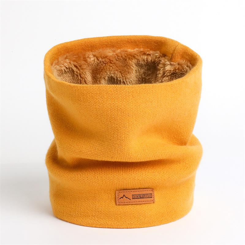 Fular Gros Tricotat Unisex: Toamnă/Iarnă Culoare Solidă, Căldură pentru Orice Vreme & Protecție pentru Gât