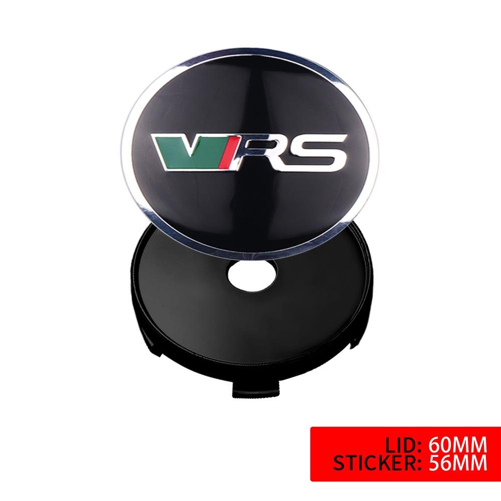 2025 New For Skoda Octavia VII VRS R Rapid Fabia Yeti Superb Kamiq Car Badge Hub Cap Hub Stickers Wheel Dust-proof Logo Covers D