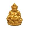 New Style of Figurine Treasure Bowl Yellow of Sitting God of Wealth Home Worship Statue Livi