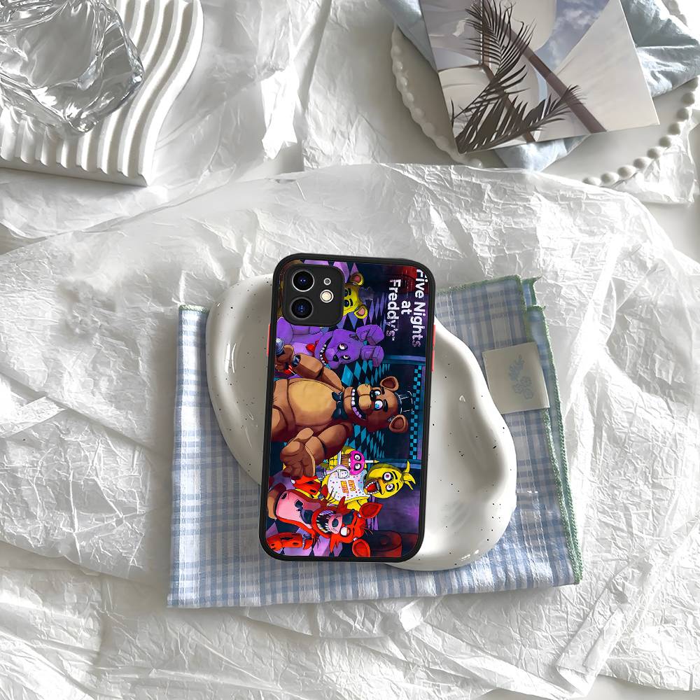 F-FNAF Five-nights-At-Freddys Handyhülle Für IPhone 16 15 14 Plus 15 13 12 11 Pro Max X XS MAX Mattes Cover