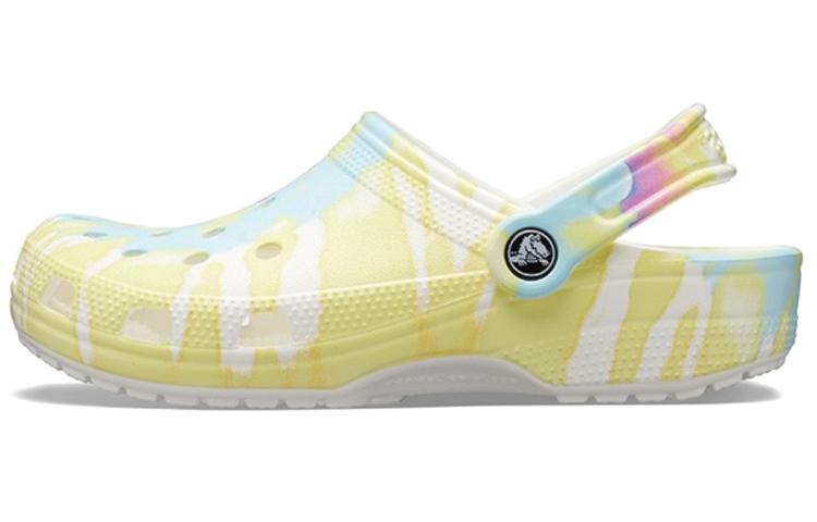 Crocs Classic Clog Tie Dye Beach Sandals Multi Color Unisex 205453-94S 41-42