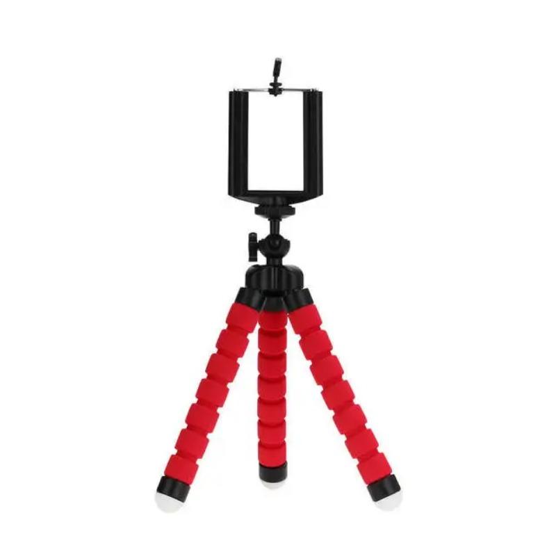 Sponge Octopus Tripod - Universal Lazy Phone Holder & Portable Camera Stand with Mobile Phone Clip