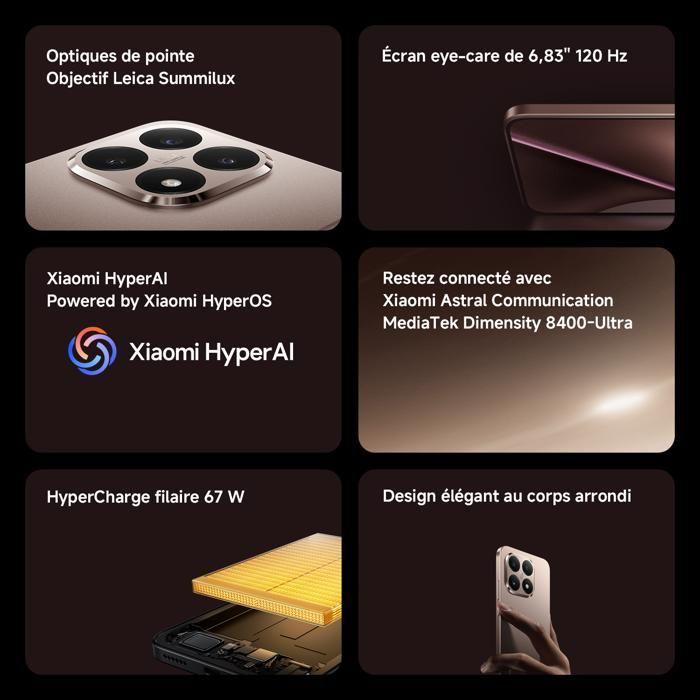 Xiaomi 15T Noir 12 GO + 256 GO