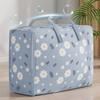 Clothes Organizer Quilt Storage Bag with Handle Wardrobe Sorting Storage Bucket  for Home
