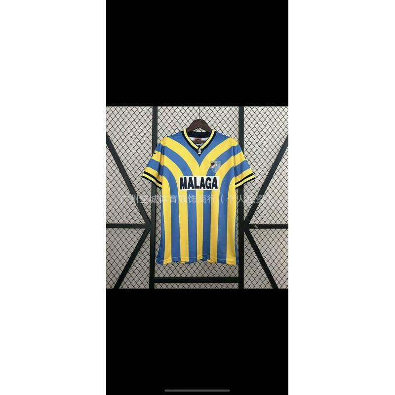 Retro Football Jersey 90s 90-97 Sporting Gijn Celta Vigo Rayo Vallecano Mlaga Short Sleeve Soccer Shirt