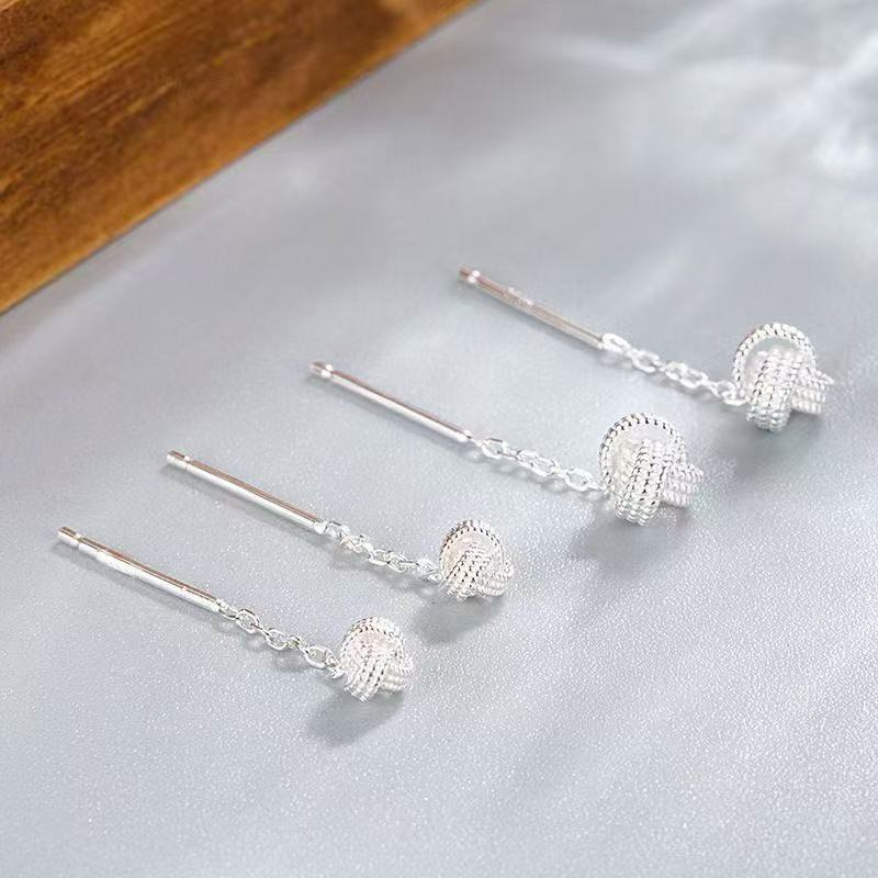 Shiny 925 Sterling Silver Internally Threaded Earrings, INS Minimalist Cartilage Studs, Comfortable To Wear While Sleeping