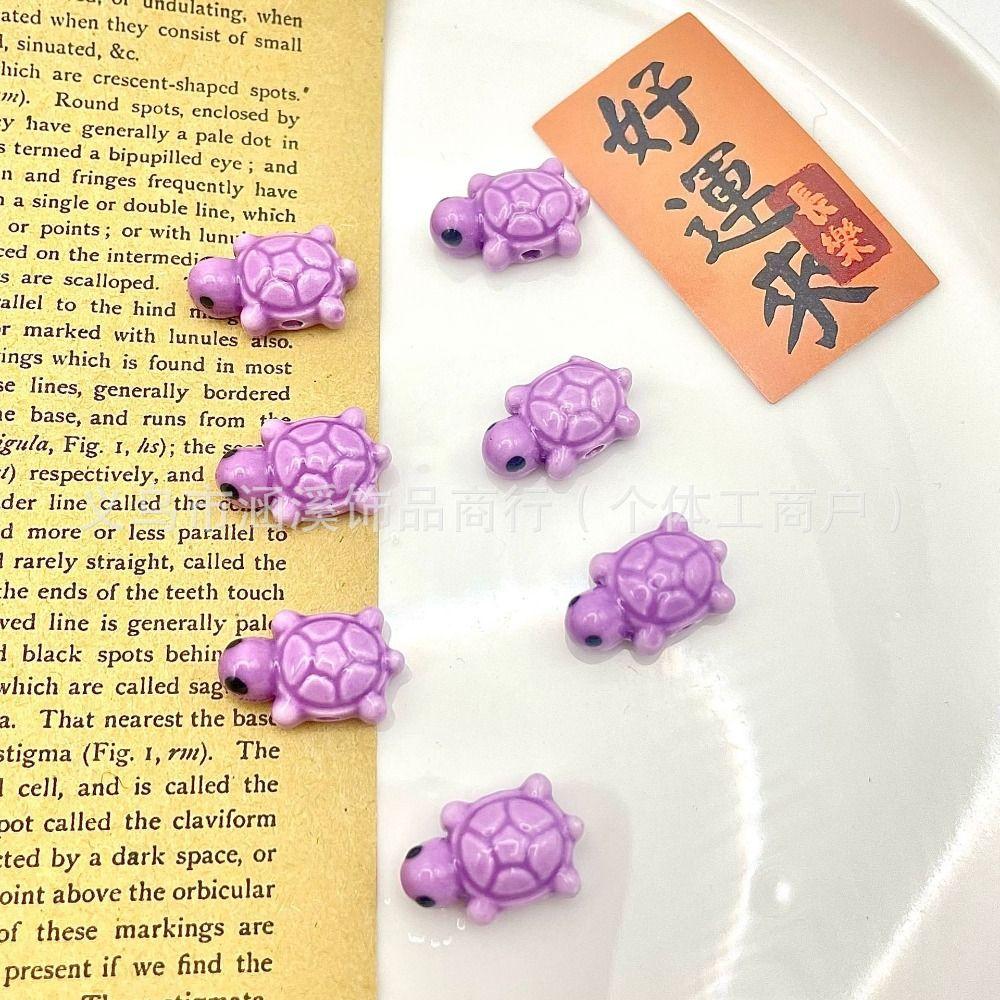 10 Stück Keramik Keramik Spacer Lose Perlen Handgefertigtes Handwerk Schmuckherstellungsmaterial Frauen