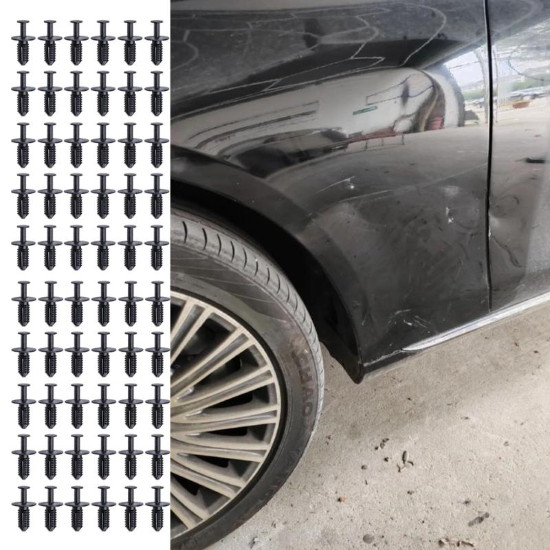 100pcs Bumper Fastener Fixed Clamp A1249900492 1249900492 for C Class Wheel Mudguard Trim Clips Rivet Auto Accessories