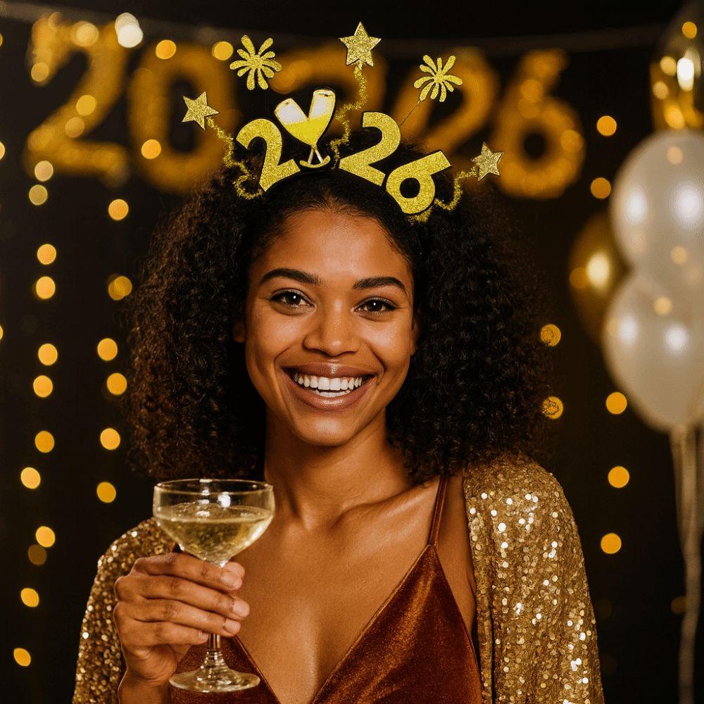 Star Strip New Year Hair Clip Sequin Star Headdress Hair Band Head Buckle  Children Gifts