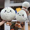 Kawaii Plush Bowling Ball Toy Soft Skin-Friendly Simulated Bowling Pins Decorative Sleeping Companion Gift for Friends