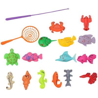 Magnetic Fishing Game Toys For Children With Rod Rod Net(Random Rod And Net Color, Random Fish Style)