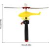 1/3/6 ks Zábavné venkovní sportovní létající hračky Rukojeť Tahací drát Letadla Hračky Létající hračka Helikoptéra pro děti Rotující helikoptéra Dárek