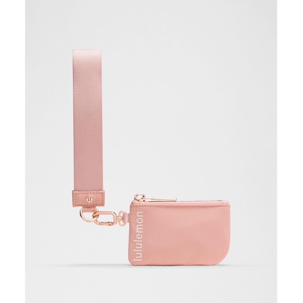 Lululemon Dual Pouch Wristlet Tea Rose Parfait Pink