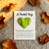 Golf Pocket Hug with Card Heart-Shaped Softball Golf Ball Pocket Hug Token Encouragement Keepsake Gift for Softball Lovers Golfers Sports Enthusiasts