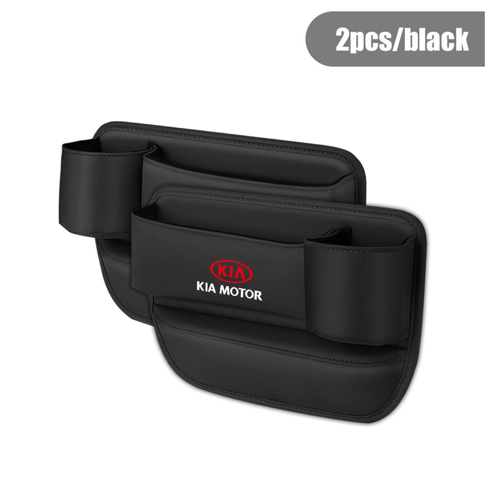 Car Seat Gap Storage Plug Strip Water Cup Storage Box For KIA KN Sportage Ceed Sorento Cerato Optima Picanto Rio Soul K5 Stonic CP6